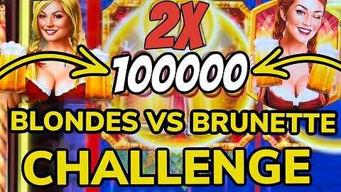 BLONDES VS BRÜNETTE CHALLENGE GOT BIGGEST JACKPOT EVER!