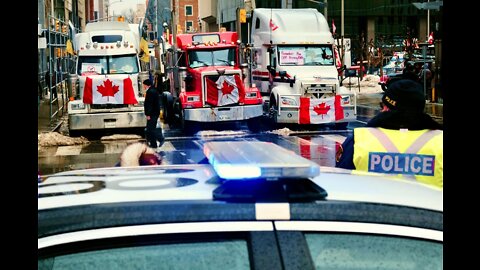 USA Canada Trucker Freedom Convoy Expose Tyranny Dictator Justin Castro Trudeau Like Father Like Son