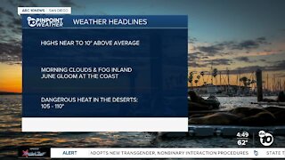 ABC 10News Pinpoint Weather with Meteorologist Megan Parry