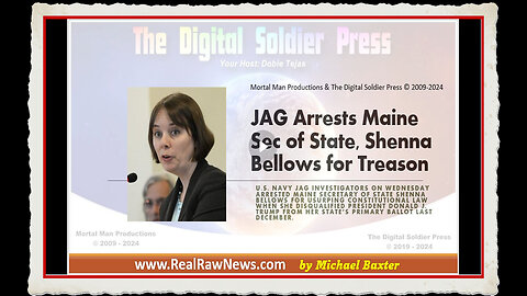 JAG Arrests Maine Sec of State Shenna Bellows for Treason