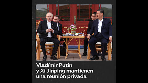 Vladímir Putin y Xi Jinping mantienen una reunión privada