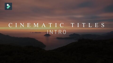 Cinematic Title Intro wondershare Filmora 11 Tutorial