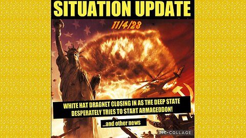 SITUATION UPDATE 11/4/23 - Israel/Deep State Cabal Trying To Start Ww3, Lebanon Strikes N. Israel