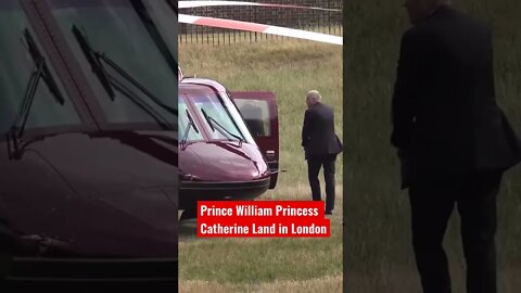 Prince & Princess of Wales land in London #shorts #princewilliam #princesscatherine #kingcharlesiii