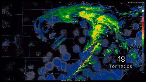 04/30/23 - NEXRAD Charges Up - 122 Reported Tornadoes