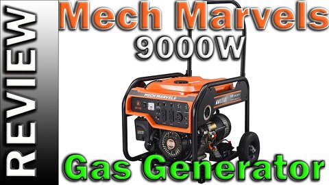 Mech Marvels 9000 Watt Portable Power Generator with Electric Start, CARB Compliant MM9350E