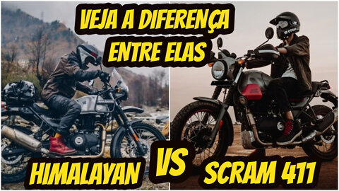 QUAL A DIFERENÇA ENTRE A HIMALAYAN E A SCRAM 411? / A ROYAL ENFIELD SCRAM 411 VEM PARA O BRASIL?