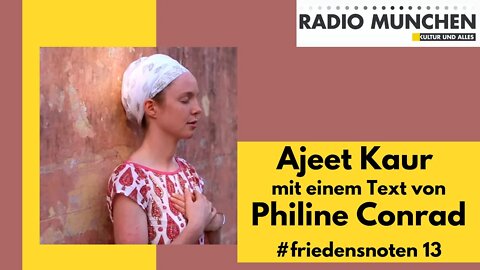 #friedensnoten 13 - Der Wunsch nach Frieden - mit PEACE von Ajeet Kaur