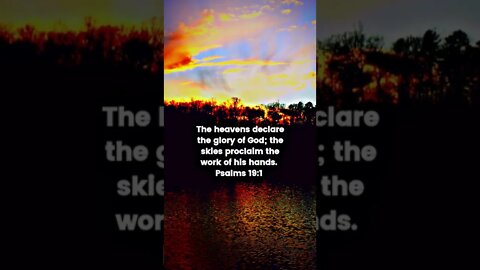 Psalms 19:1 #psalms #heavens #gloryofGod #sky #God #handiwork #christian #bibleverse #shorts