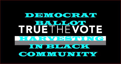 Democrat whistleblower exposes widespread ballot harvesting of Black voters