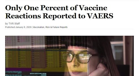 NYC Covid Passports and Another Look At VAERS Data