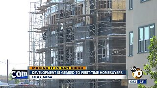 Housing development geared toward first-time buyers