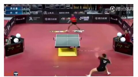 Most Insane Table Tennis Points Part 2