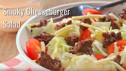 Keto Diet Recipes Smoky Cheeseburger Salad