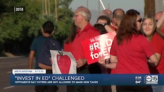 "Invest in Ed" continues to face challenges from opponents