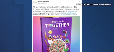 Kellogg's to release new heart-shaped cereal for pride month