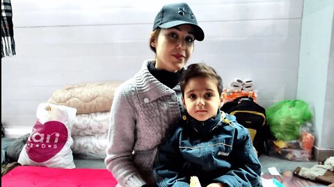 Immigrant Woman & Sick Son Try to get hospital in Germany Via Poland Belarus Border But Get Stuck