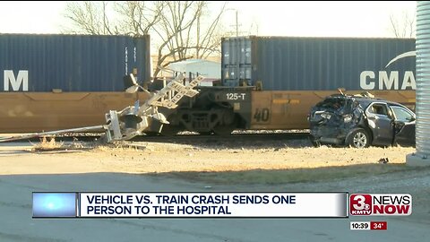 Vehicle vs. Train Crash Sends One Person To The Hospital