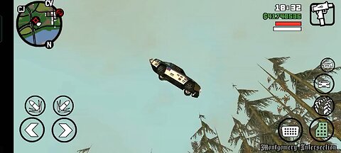 highest car jump in gta san addreas game play with phone 📱