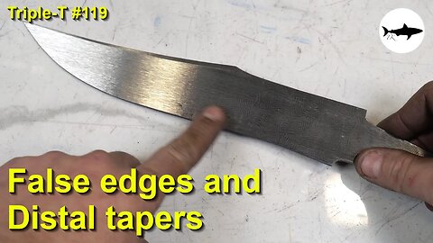 Triple-T #119 - How to grind false edges and distal tapers