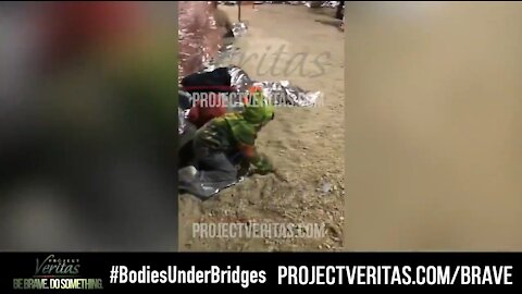 New Video Reveals Biden Migrant Camp Under a Bridge, Children Sleeping in Dirt