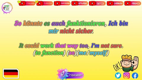 New German Sentences! \\ Week: 8 Video: 2 // Learn German with Tongue Bit!