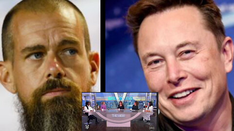 The View is at odds with Free Speech and Elon Musk except former CEO Jack Dorsey