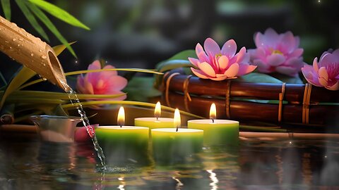 Relaxing Zen Music to Heal all Pains of the Body, Yoga, Gentle Music Calming Spa the Nervous System