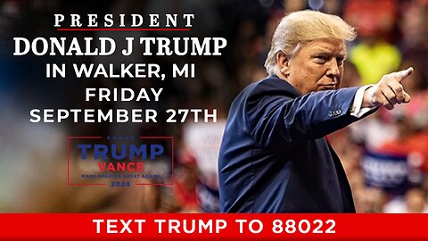 LIVE: President Trump in Walker, MI