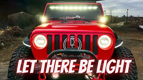 BIG Light Upgrades for the JLU. Quadratec Stealth LED Light bar Review.