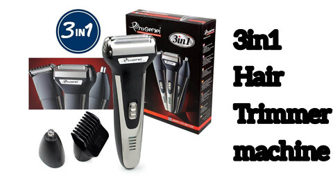 3in1 Hair Trimmer Machine Unboxing video ll Best Shaver machine