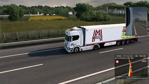 Eurotrucksimulator 2. Mit dem LKW durch Europa Auf der Pro Mod mit guter Musik.