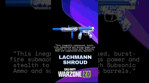 BEST Lachmann Shroud in Warzone 2 🤯 #shorts