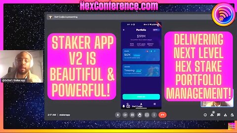 STAKER APP V2 Is BEAUTIFUL & POWERFUL! Delivering Next Level Hex Stake Portfolio Management!