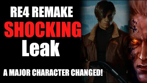 RE4 REMAKE LEAK - A MAJOR VILLAIN RE-DESIGNED! Resident Evil 4 Remake News / Leak / Rumor / Update