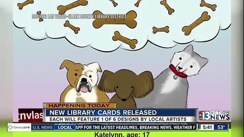 New library cards being released in Las Vegas