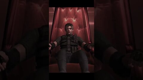 Leon Cannot Resist Comfy Chair | Resident Evil 4 #residentevil4 #gaming #shorts