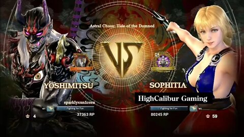 SoulCalibur VI: Sophitia vs. Yoshimitsu (sparlyun1corn)