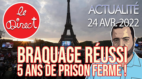 Braquage réussi, 5 ans de prison ferme pour la France !, par Salim Laïbi