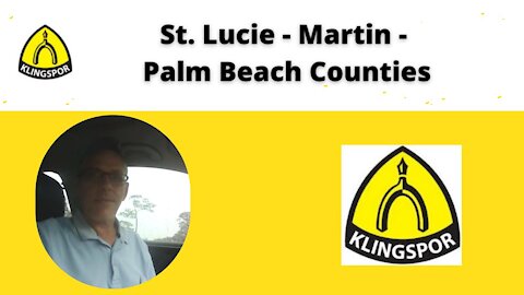 Florida Klingspor Rep St Lucie, Martin, and Palm Beach Counties 10/25/2021