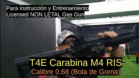 T4E Carabina M4 RIS -Calibre 0,68 (Bola de Goma)