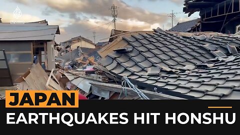 First scenes as strong earthquakes and tsunami waves hit Japan | Al Jazeera NewsFeed