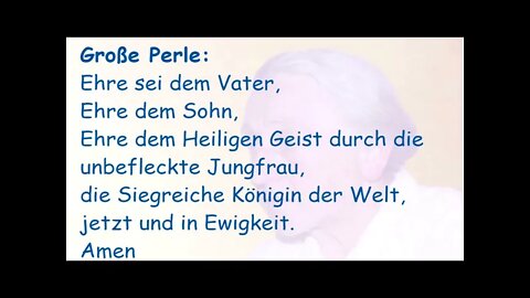 Rosenkranz der Siegreichen Königin der Welt, Kreuzweg, Rosenkranz der Schermerzhaften Mutter