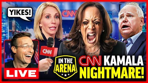 🚨YIKES: Kamala TRAIN WRECK Interview LIVE Right NOW! CNN Cut The FEED | Total Humiliation NIGHTMARE