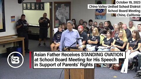 School Board Crowd LOVES Man's Speech in Support of Parental Rights