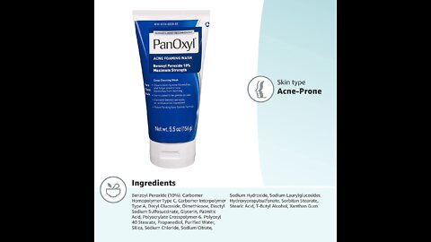 💯PanOxyl Acne Foaming Wash Benzoyl Peroxide 💯Amazon Finds Aesthetic Taj Line Amazon FindsUSA