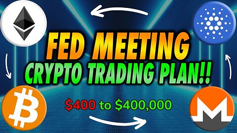 Bitcoin & Ethereum Trading Plan For FOMC! Don't Get Trapped!