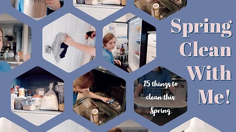 Spring Clean With Me! (15 things to clean this Spring) Spring 2021