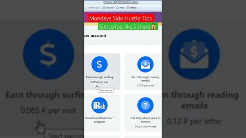 Mondays Side Hustle Tips 2 | #short #shorts #shortvideo #shortsvideo #money #workfromhome #income