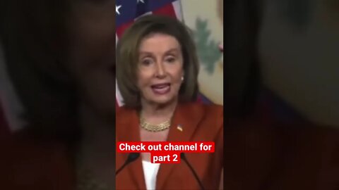 Nancy Pelosi Can’t Speak In A Full Sentence Part 1 #shorts